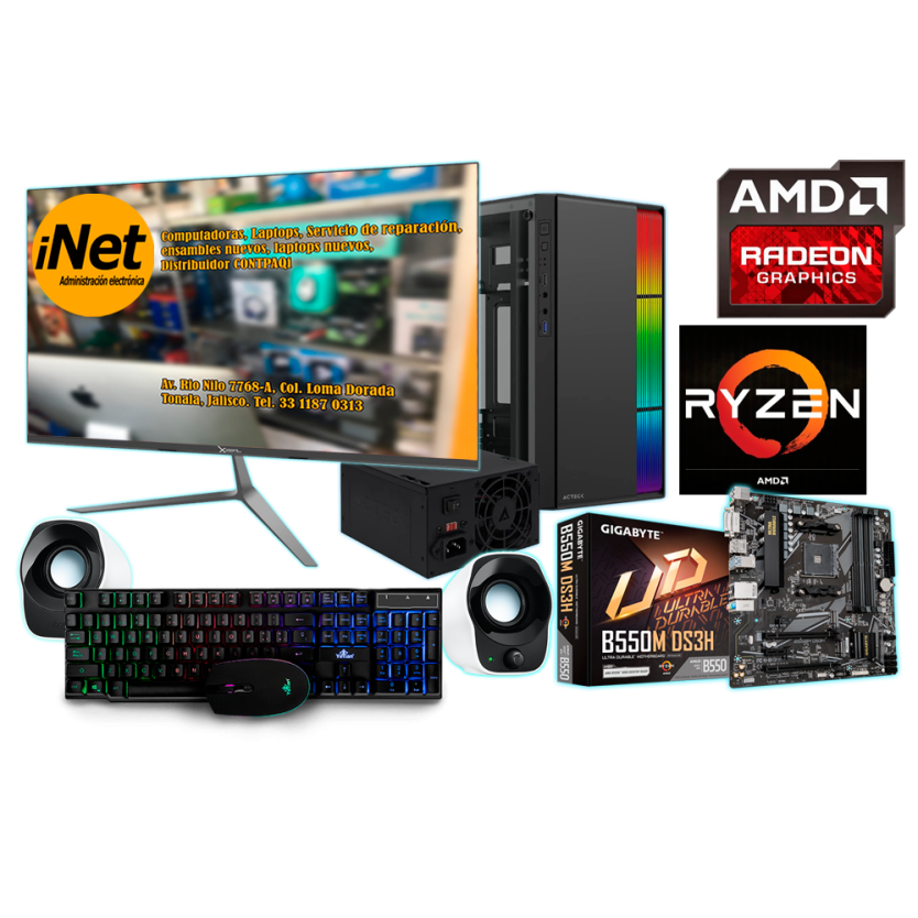 Ver configuraciones en modelos de PC Escritorio Administrativos, Servidores y Gamers Clic aqui...