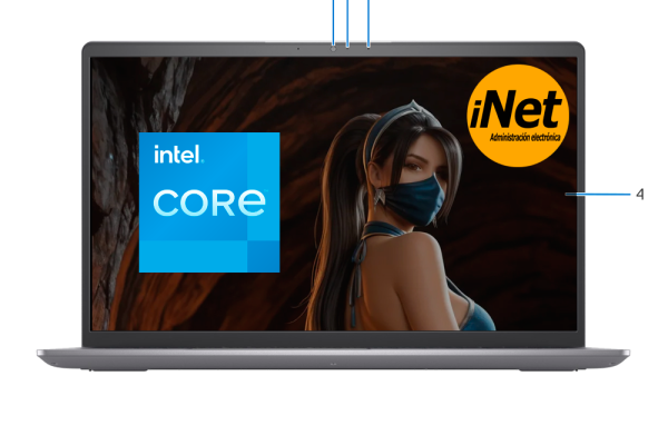 PC Portátil LAPTOP WORKS : 16gb DDR4 - SSD 0512gb NV2 M.2 - Intel Core i5  1334U - PANTALLA 15.6" 3530 - Windows 11 Pro  - Dell Inspiron 
