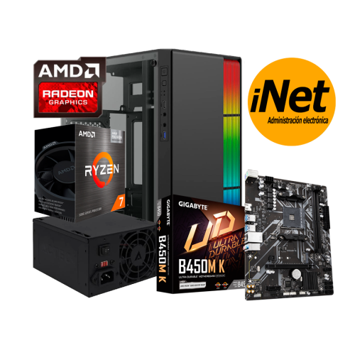 PC escritorio CPU WORKS : 16gb DDR4 - SSD 1000gb NV3 M.2 - AMD Ryzen 7 5700G -  INT SKU: CPUGNL